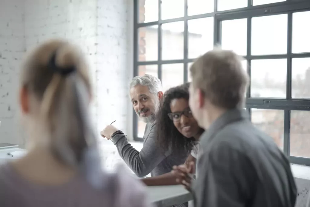 office people in a meeting